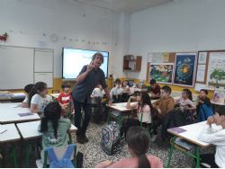 VISITA DE TXABI ARNAL a 3º de Primaria